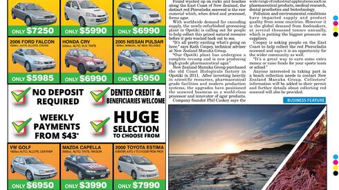 Wairoa Star: 9 June 2016 - Cash on the Beach